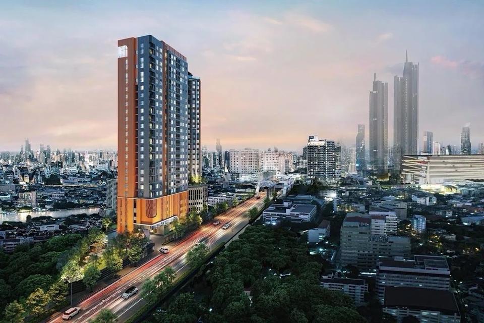 CM04340 ขายดาวน์ คอนโด โฟล บาย แสนสิริ FLO By Sansiri ถ.สมเด็จเจ้าพระยา  1
