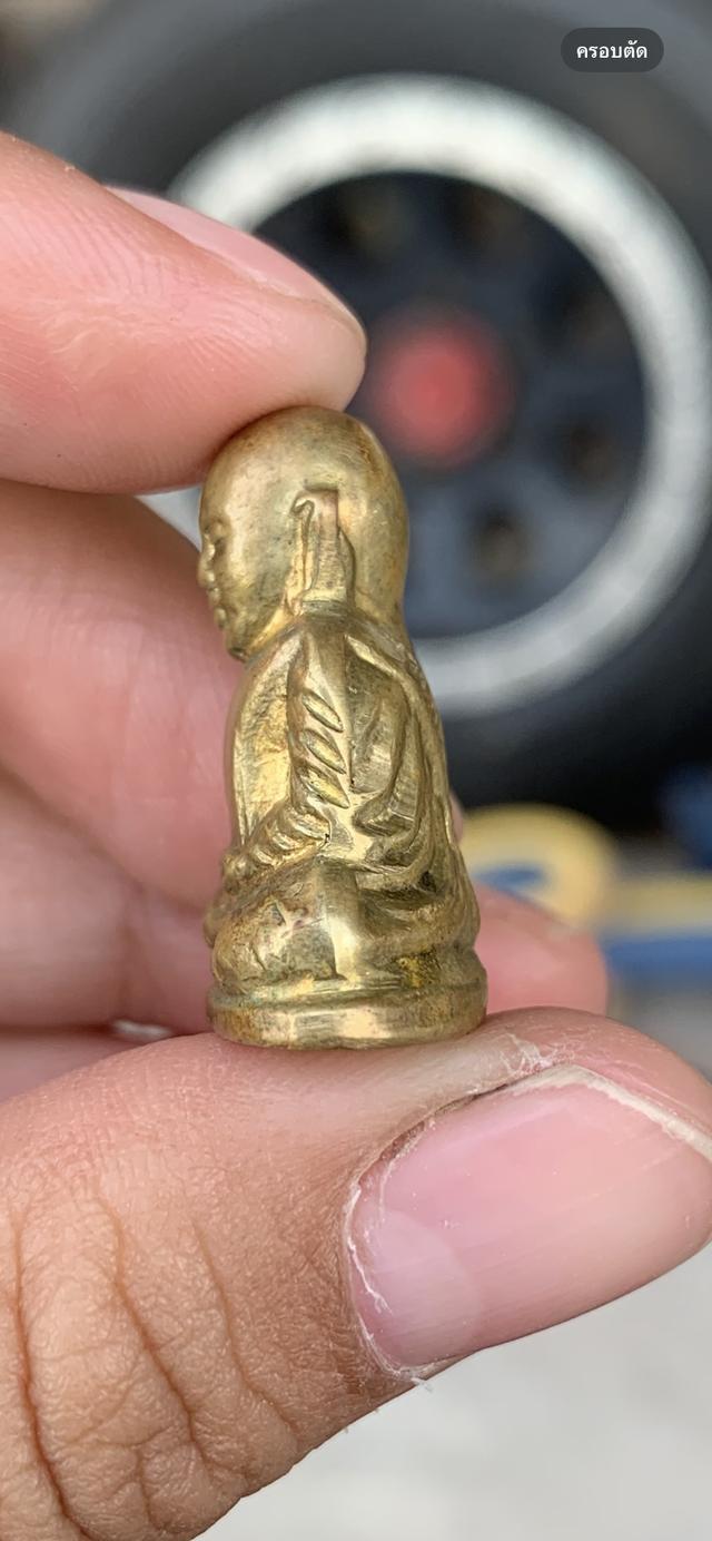 รูปหล่อหลวงพ่อเงินวัดบางคลาน ปี15 เนื้อทองเหลือ 4