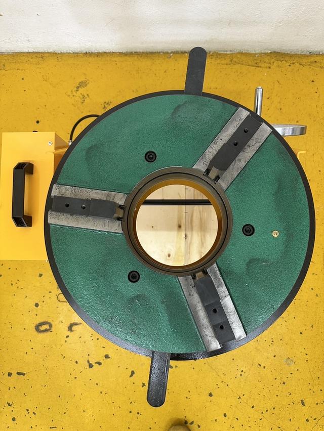 เครื่องหมุนจับชิ้นงาน HD-100 220V จับชิ้นงาน2.5นิ้ว-15นิ้ว รับน้ำหนัก100กก 6