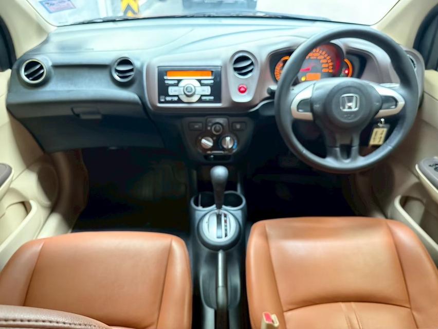 HONDA BRIO AMAZE 1.2V TOP 2013 สีแดง มือเดียวป้ายแดง 6