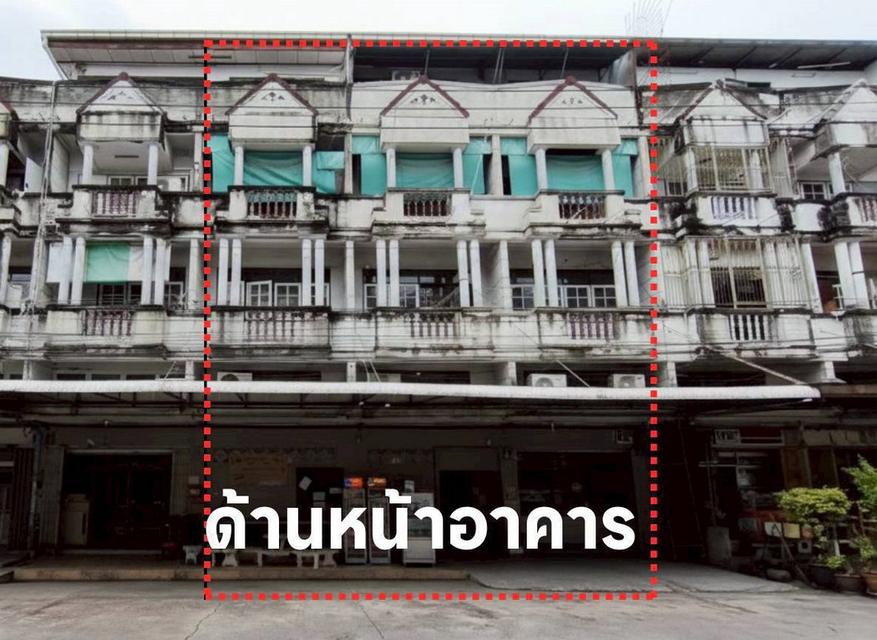 อาคารพาณิชย์ 3.5 ชั้น 3 คูหา ทะลุถึงกัน มีลิฟท์ขนของ ทำเลทองซอยประชาอุทิศ 33 บางมด ทุ่งครุ 1