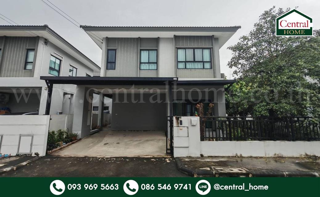 บ้านเดี่ยว หมู่บ้านสัมมากร ชัยพฤกษ์ - วงแหวน 2 ถูกที่สุดในโครงการ 1