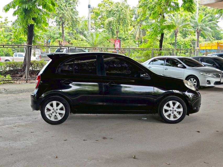 ขายรถ Nissan March 1.2V ปี 2012 สีดำ เกียร์ออโต้ 8