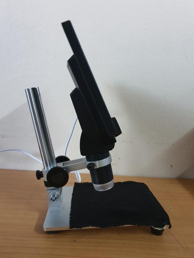 กล้องขยาย Portable LCD Digital Microscope 7" 1200X กล้องจุลทรรศน์ กล้องไมโครสโคป มือสอง 4