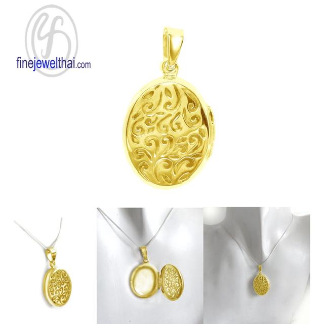 Finejewelthai จี้ล็อกเก็ต ล็อกเก็ตเงินแท้ P121100 2