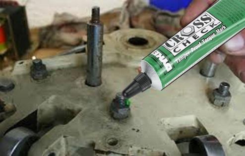 Cross Check สีทาหัวน็อต สีป้ายสัญลักษณ์