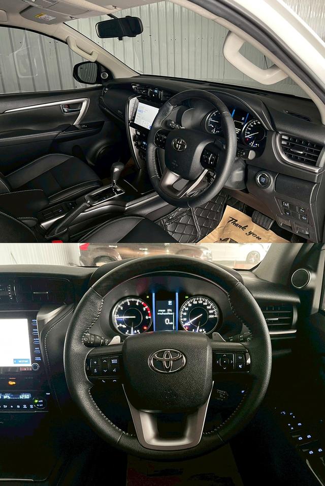 สภาพป้ายแดง *เลขไมล์ 24,xxx km. ฟรีดาวน์จัดได้เต็ม รถบ้านสภาพดี Toyota Fortuner 2.4G LEADER รูปที่ 10
