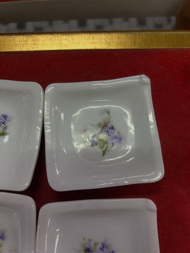 ถ้วยซอส 4 ชิ้น เซรามิก งานยุโรป 2