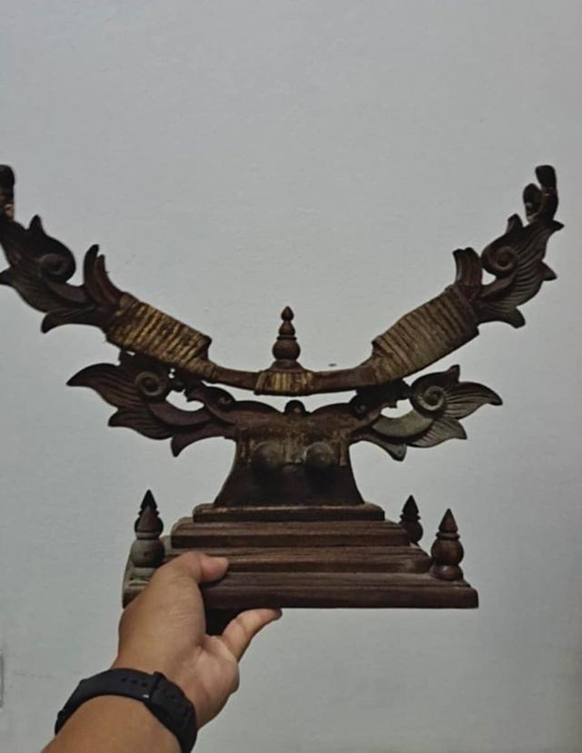 ขอสับช้าง ตะขอสับช้างโบราณ ขอสับช้างล้านนา มีฐานตั้ง