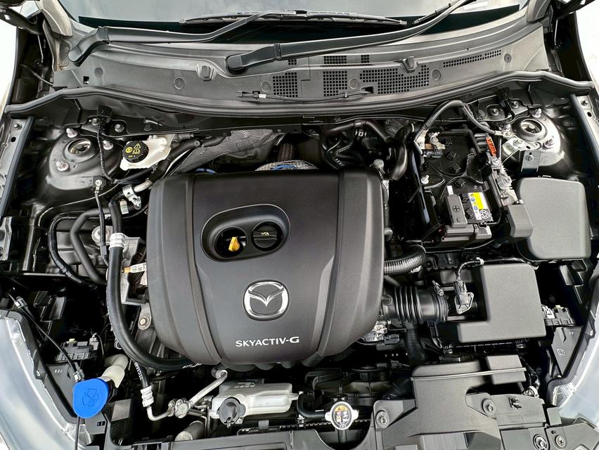 รหัสรถ PAT1650 Mazda 2 1.3 Sport S Leather Hatchback สีเทาดำ เกียร์ออโต้ 2023 12