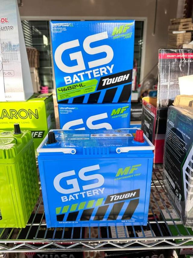 แบตเตอรี่รถยนต์ GS Battery 46B24L 1