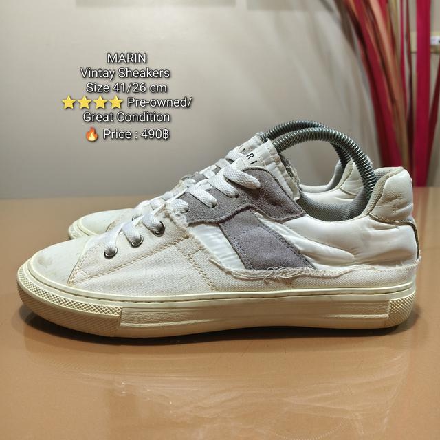 MARINVintay Sheakers Size 41/26 cm⭐⭐⭐⭐ Pre-owned/ Great Condition🔥 Price : 490฿