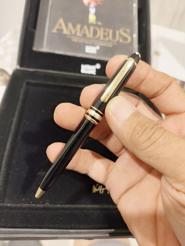 ปากกา มองบลังค์ 116 รุ่น Montblanc Meiterstuck 116 Mozart with Gold Trim Ballpoint Pen รูปย่อยที่ 4