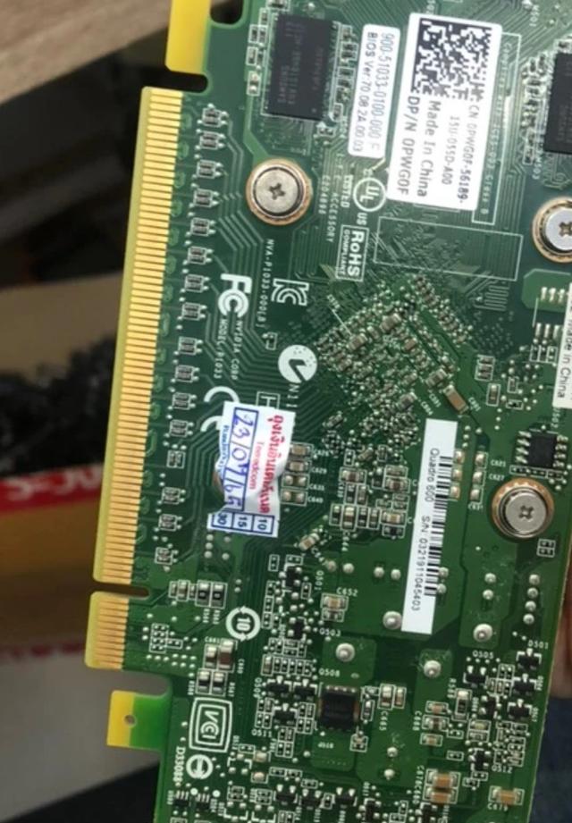NVIDIA QUADRO K620/2GB การ์ดจอมือสอง ของแท้ 3