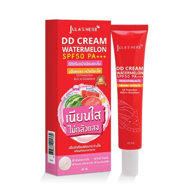 DD Cream Watermelon SPF50 PA+++ ดีดีครีมกันแดดแตงโม หลอด 40g 3