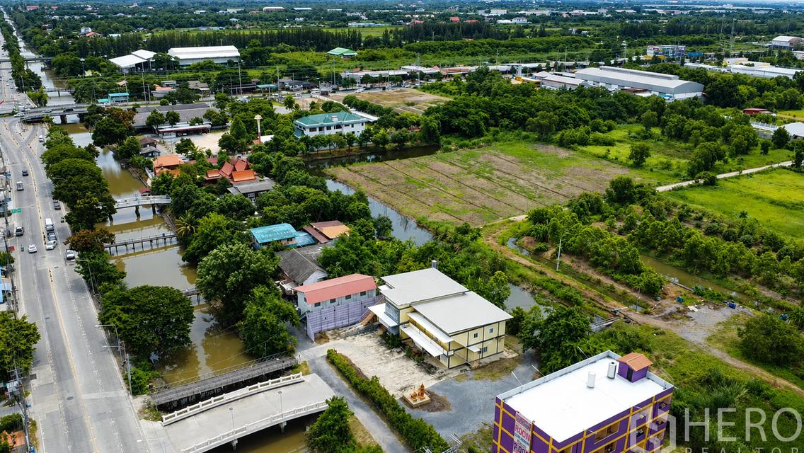 ขายที่ดิน คลองหลวง (คลองสาม) ปทุมธานี ใกล้ถนนใหญ่ ทางเข้าถนนคอนกรีต HRE00414 3