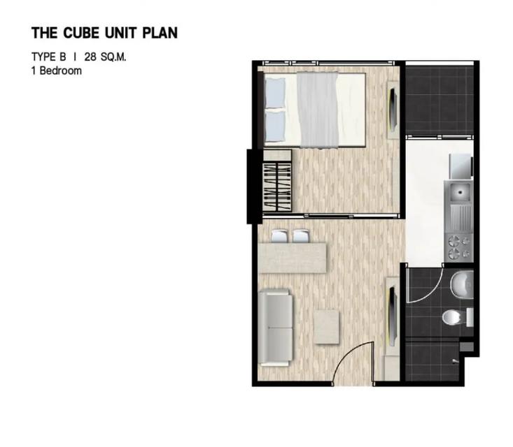 Owner Post ขาย/เช่า The Cube Loft นวลจันทร์ ในราคาเพียง 2.09 ล้าน 3