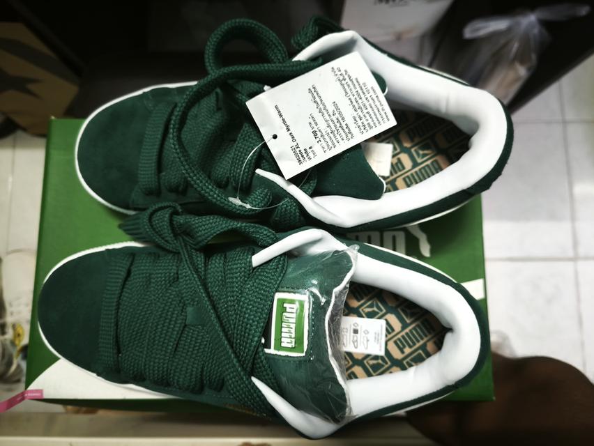 รองเท้า puma Suede XL Dark Myrtle- Warm White