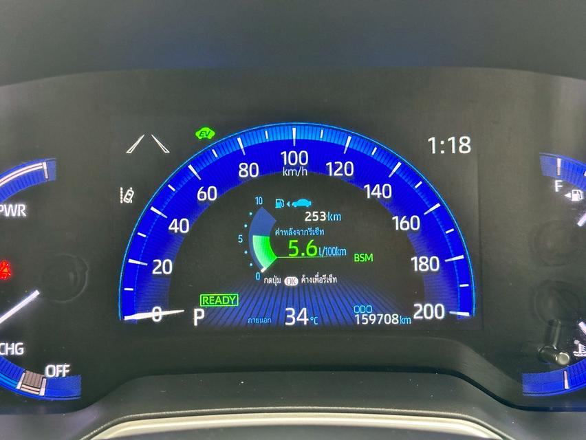 รหัสรถ PAT474 Toyota Corolla Cross 1.8Hybrid Premium Safety  สีขาว ปี2020 9