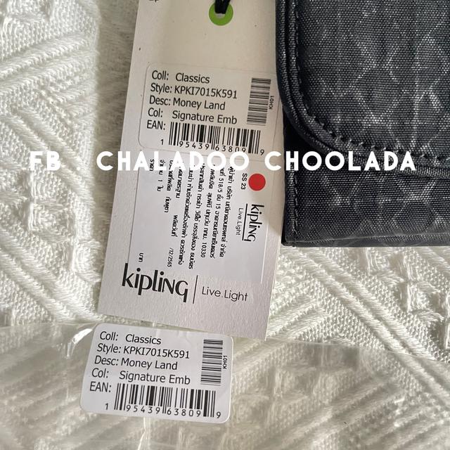 (พร้อมส่ง/ของแท้ค่ะ💯🐒) กระเป๋า Kipling money land signature emb รูปย่อยที่ 2