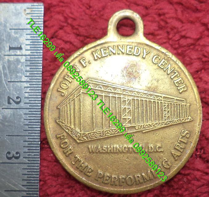 ENX00390 เหรียญ John F. Kennedy The Performing Arts Washington D.C. เนื้อทองแดง พร้อมส่งems 4