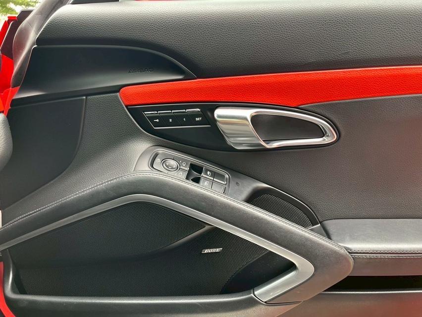 Porsche 718 Cayman สี Lava orange ปี 2016 จด 2017  11