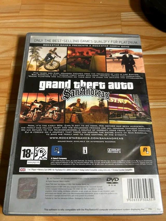 แผ่นเกม GTA มือสอง 2