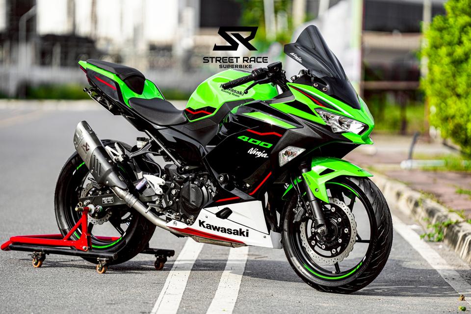 🔥 kawasaki ninja 400 se ปี 2021 | สีเขียว–ขาว หล่อจัด ของแต่งครบ พร้อมขี่! 🔥 3