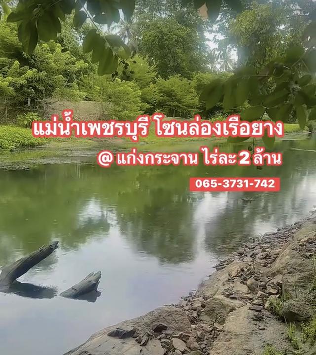 ที่ดินติดแม่น้ำเพชรบุรี ศูนย์ล่องเรือยางรีสอร์ท แก่งกระจาน 1