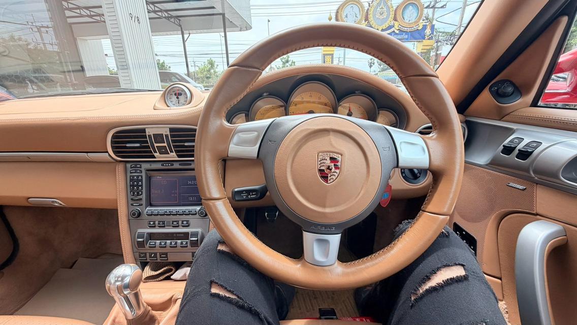 Porsche 911 Carrera 4S (997.1) 2006 สีแดง รถออก AAS เกียร์ธรรมดา 6 สปีด สภาพสะสม รูปที่ 4