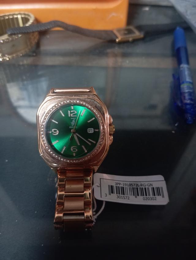 นาฬิกา Paris Polo Club ของแท้100% รุ่น 3PP-1910572L รหัสสี RG-GN ของใหม่มือหนึ่ง รูปที่ 4