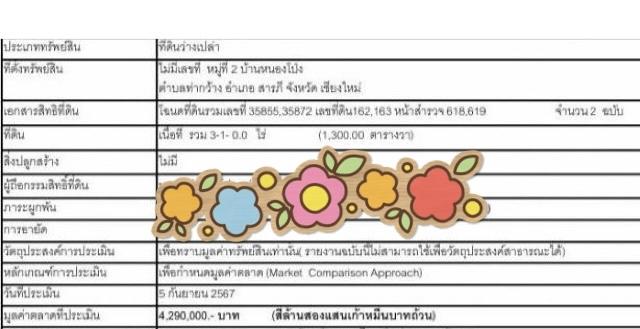 ขายที่ดินสวยลำไยบ้านแคว สารภี เชียงใหม่ 9