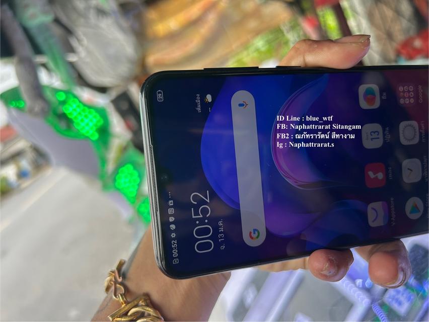 Vivo V11i จอง6.3นิ้ว 4G 2ซิม Rom128 Ram4 Android 10 สภาพสวย ใช้งานปกติ