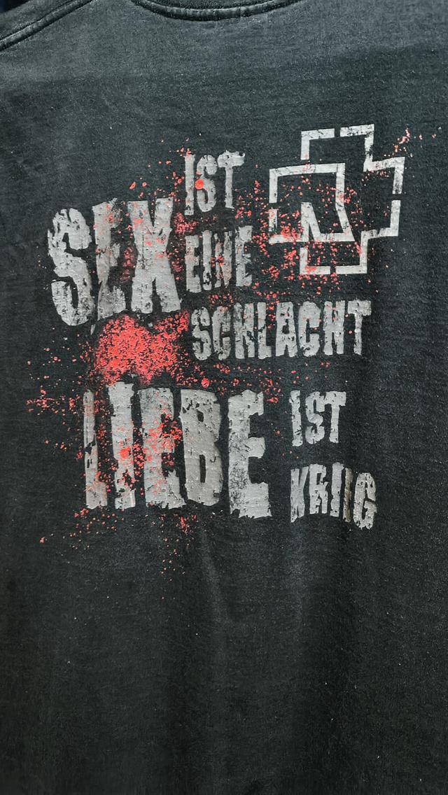 Rammstein Vintage ~2010 T-Shirt Size M รูปที่ 5