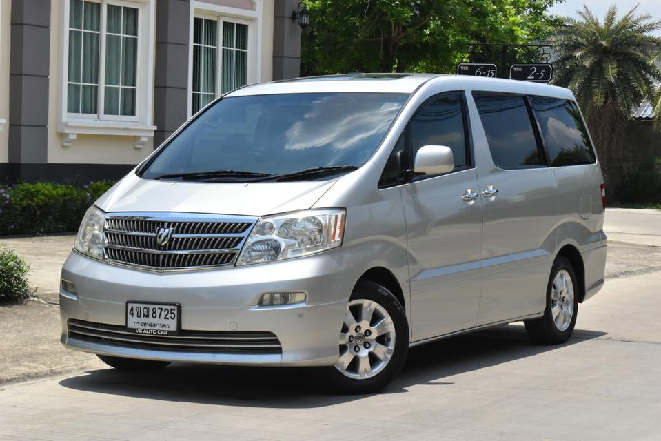 Toyota Alphard 3.0G V6 เครื่องยนต์: เบนซิน+LPG เกียร์ออโต้ รถสวย ไมล์ 160,000 กม. โทร.0922639576 เอ๋