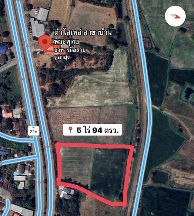ที่ดินเปล่า จ.นครราชสีมา พื้นที่ 5 ไร่ 94 ตรว.ไร่ละ 1.5 ล้าน เจ้าของvายเอง ที่ดินอยู่ตำบลพระพุทธ อำเภอเฉลิมพระเกียรติ ทำเลดี ทำเลทอง 3