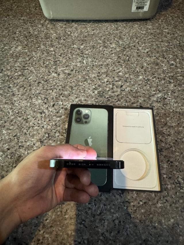 ขายๆๆๆถูกๆๆไอโฟน13ProMaxสีใหม่หายากGreen 256กิ๊กมีกล่องอีมี่ตรงสูนTrueเครื่องรีสโตได้ตลอดไม่มีติดไอคราว Model TH/A สภาพ: 90% ราคา: 13500 มารับเอง 1