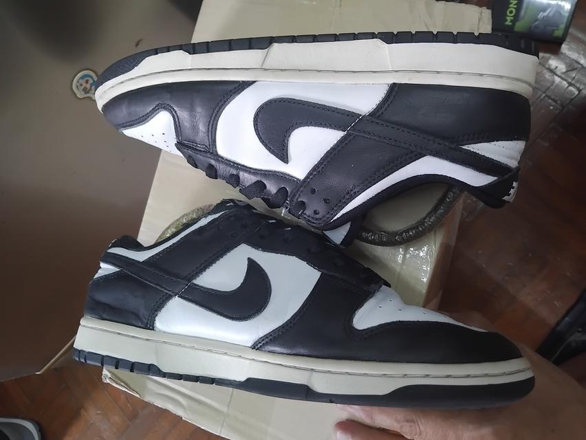 NIKE DUNK LOW PANDA EUR 42.5/27สวยสภาพดี490ค่าส่ง50 รูปที่ 6