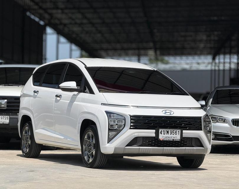 HYUNDAI STARGAZER, 1.5 SMART 7 ปี 2023 โฉม ปี23-ปัจจุบัน สีขาว