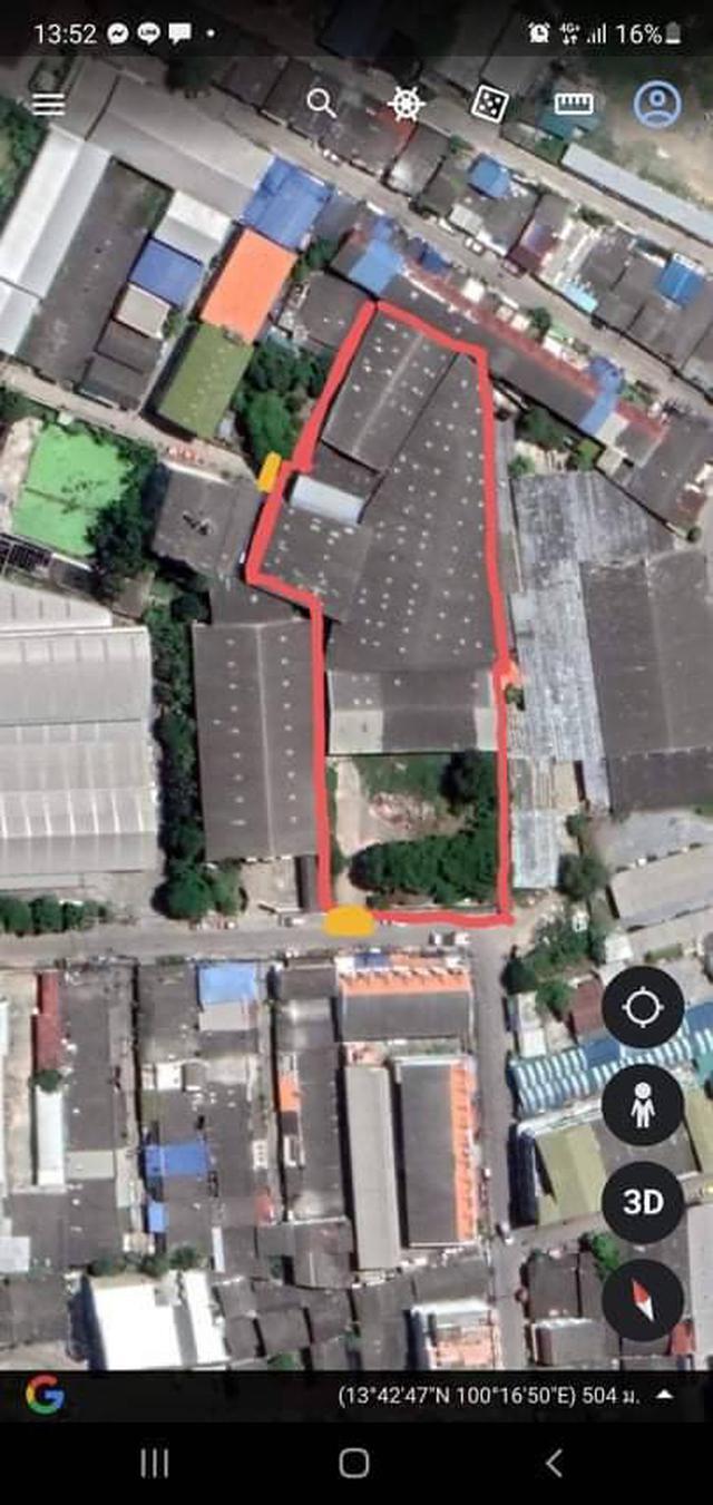 ขาย/แบ่งเช่า โรงงานตรงข้ามบิ๊กซีอ้อมใหญ่ 3ไร่ 1งาน30ตรว. =1,330 ตรว ทางเข้าออกโรงงานได้ 2ทาง รูปย่อยที่ 1