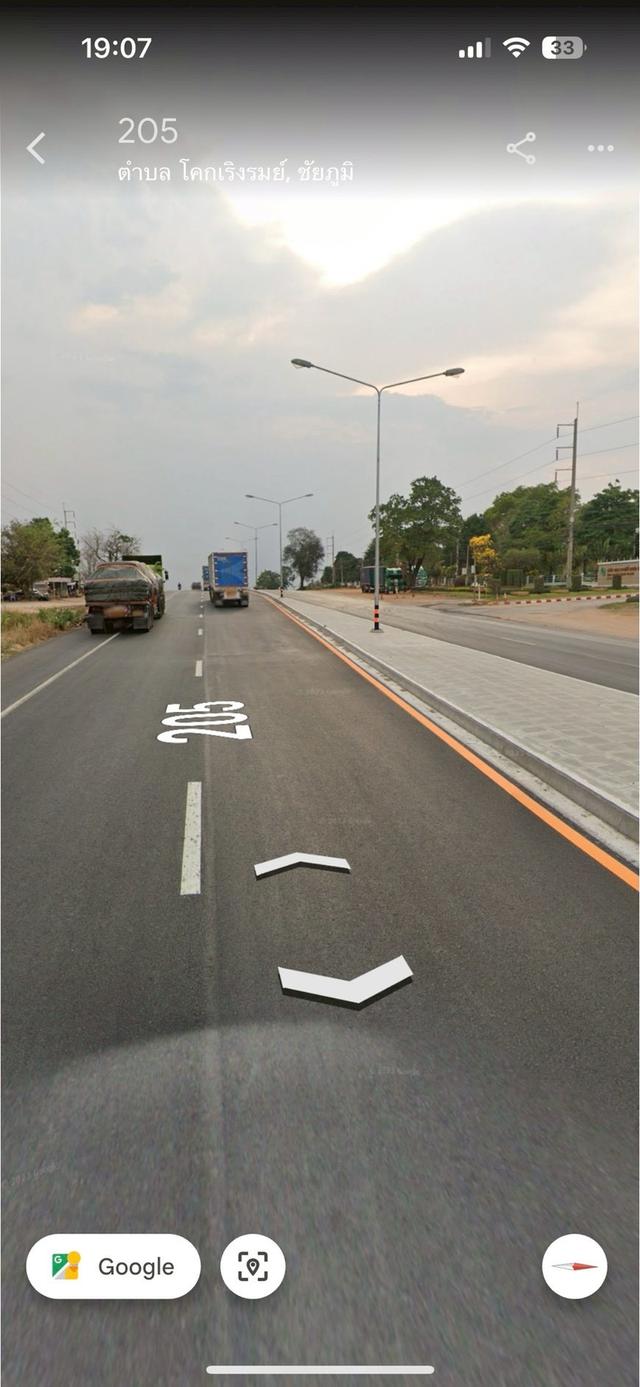 📌ขายที่ดินแปลงสวย ติดถนน ทำเลดี📌 📍ที่ตั้ง: ติดถนน4เลน บนมอตรงข้ามโรงแป้งโคกหินตั้ง ต.โคกเริงรมย์ อ.บำเหน็จณรงค์ จ.ชัยภูมิ ✅ เนื้อที่ 8 ไร่ 2 งาน 78 4