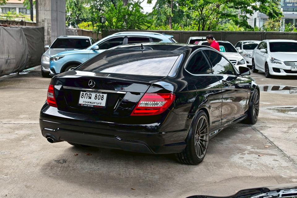 Mercedes-Benz C180 CGI Coupe AMG W204 AT ปี 2013 รถมือสอง ขายถูก 5