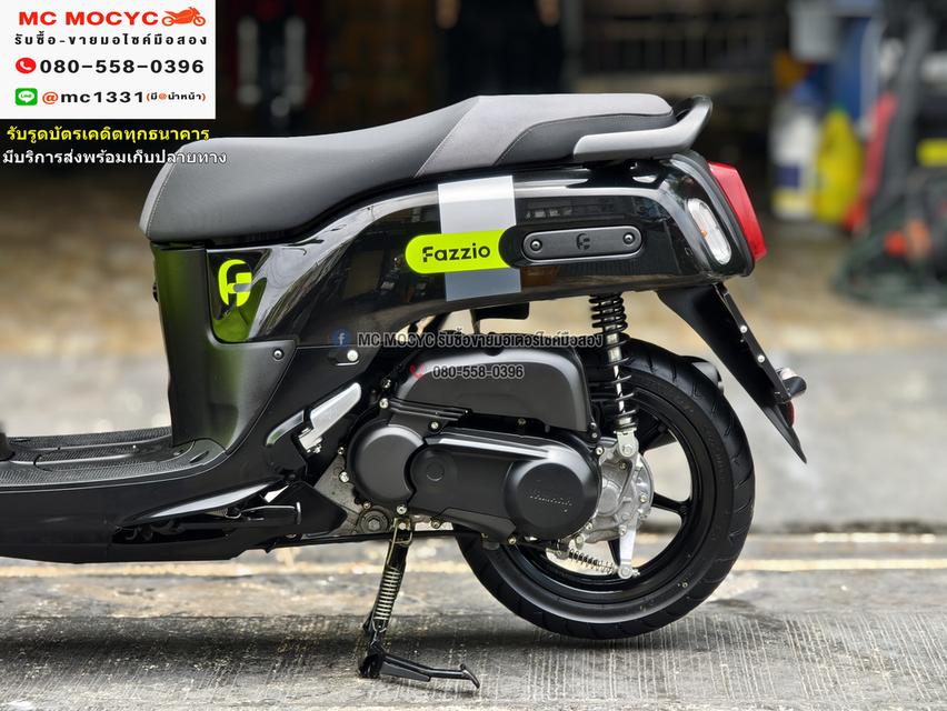 Fazzio 125 2022 วิ่ง3000โล รุ่นTop กุญแจรีโมท บุคเซอวิสครบ มีระบบYconnect NO1121 11