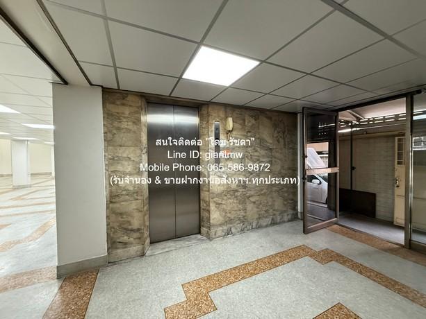 OFFICE ขายอาคารสำนักงาน 6 ชั้น (รีโนเวทแล้ว) มีลิฟต์ พร้อมโรงจอดรถ ติดถนนรัชดาภิเษก 161 ตร.ว. (พื้นที่ใช้สอย 2,408 ตร.ม. 2