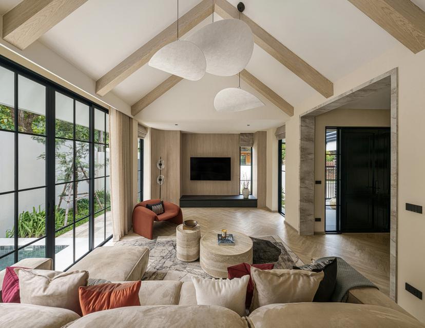 🏝️ ให้เช่า Pool Villa สองชั้น 🏡 5 ห้องนอน 🛏️ 4 ห้องน้ำ 🚿 พร้อมสระว่ายน้ำส่วนตัว 🏊‍♂️ ค่าเช่า 130,000 บาท/เดือน 💰 6