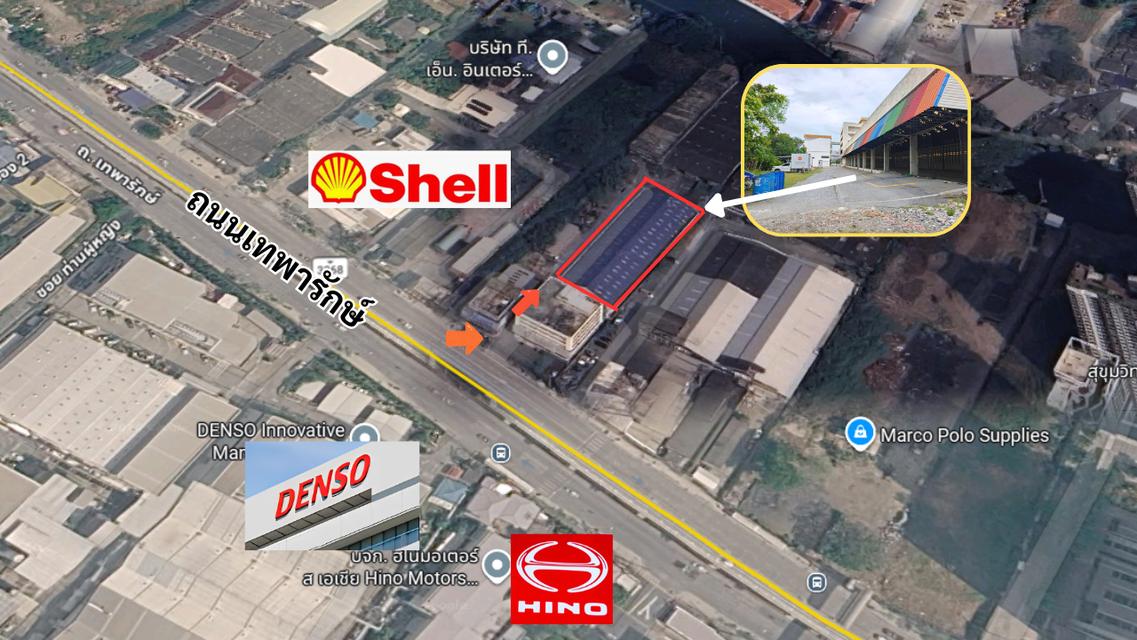 ให้เช่าโกดัง เทพารักษ์ กม.2 ตรงข้ามบริษัท DENSO 4