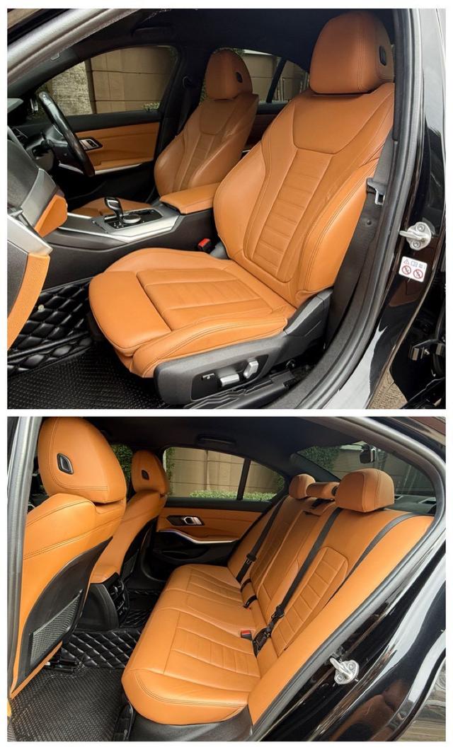 BMW 320D M sport G20  ปี 2020 สีดำ  ♨️มือเดียว สภาพป้ายแดง รถบ้านไมล์แท้วิ่ง 13