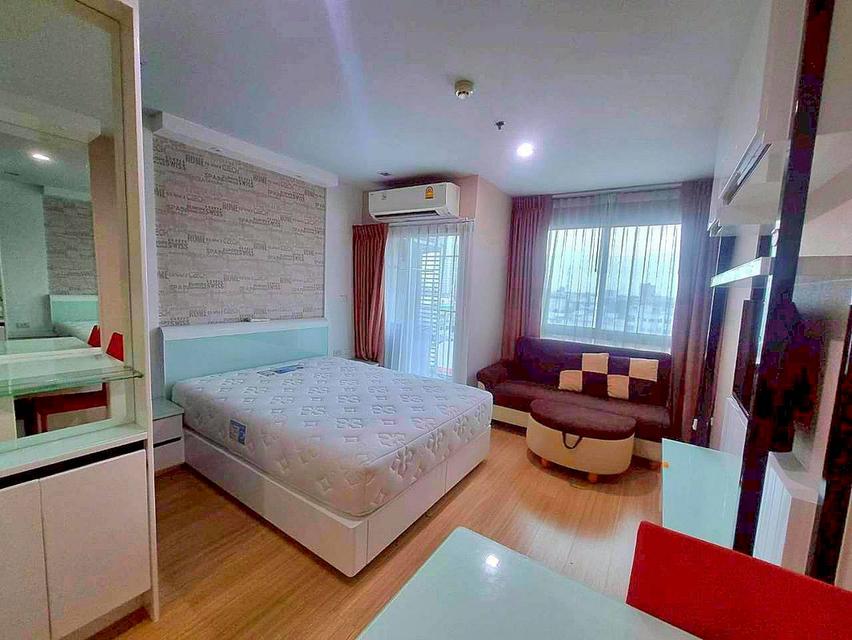 ปล่อยเช่าคาซ่า รัชดา ราชพฤกษ์ 26 ตร.ม. เฟอร์บิ๊วอิน เครื่องใช้ไฟฟ้าครบ มีเครื่องซักผ้า แอร์ใหม่ พร้อมเข้าอยู่ สภาพดี ชั้น 7 ทิศใต้ ลมแรง 4