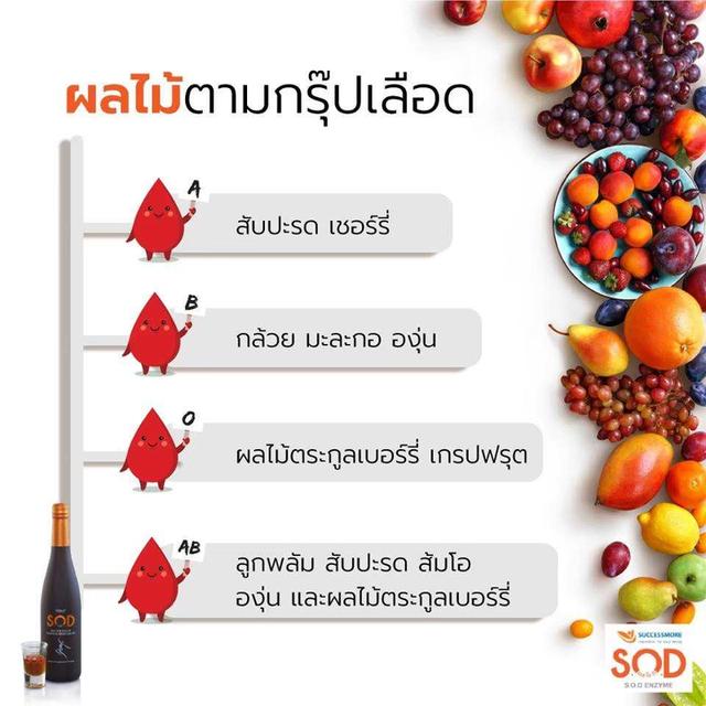 เอสโอดี.อาหารเสริมเป็นน้ำผลไม้ 4