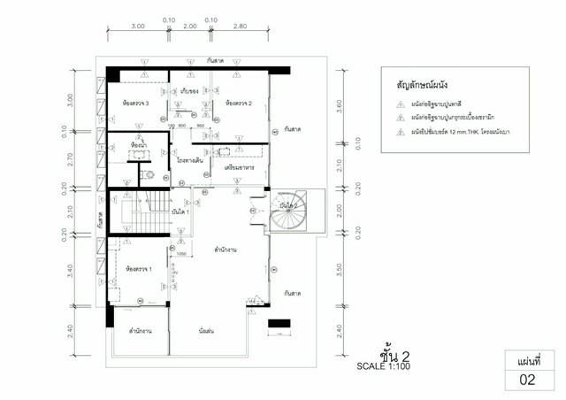 รัชดาภิเษก 10-18 MRT ห้วยขวาง 340ม.อาคารพาณิชย์ให้เช่า ชั้น2 อาคาร 4ชั้น 1 น้ำ 100 ตร.ม. เดอะสตรีท รัชดา 1.3 กม. 8